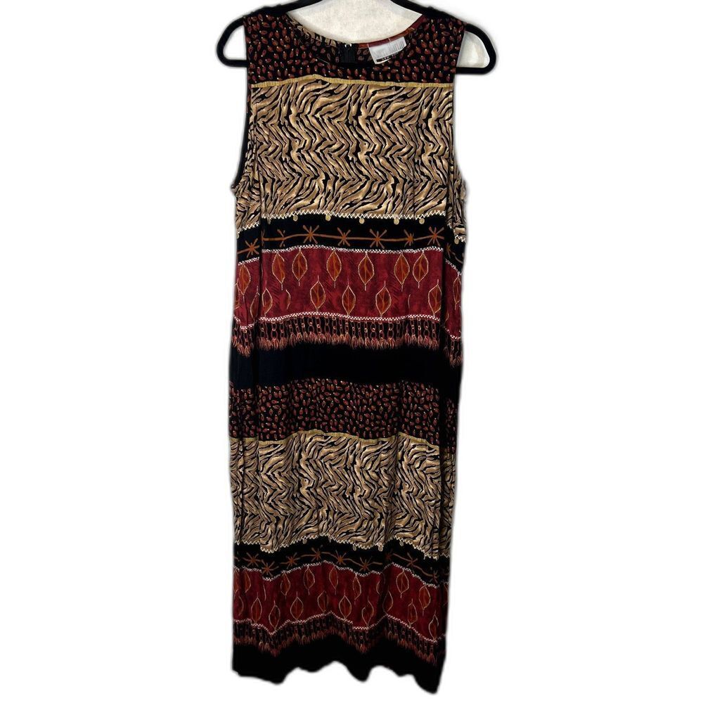 Sheri Martin Vintage Tribal‎ Sleeveless Dress Plus Size 16
